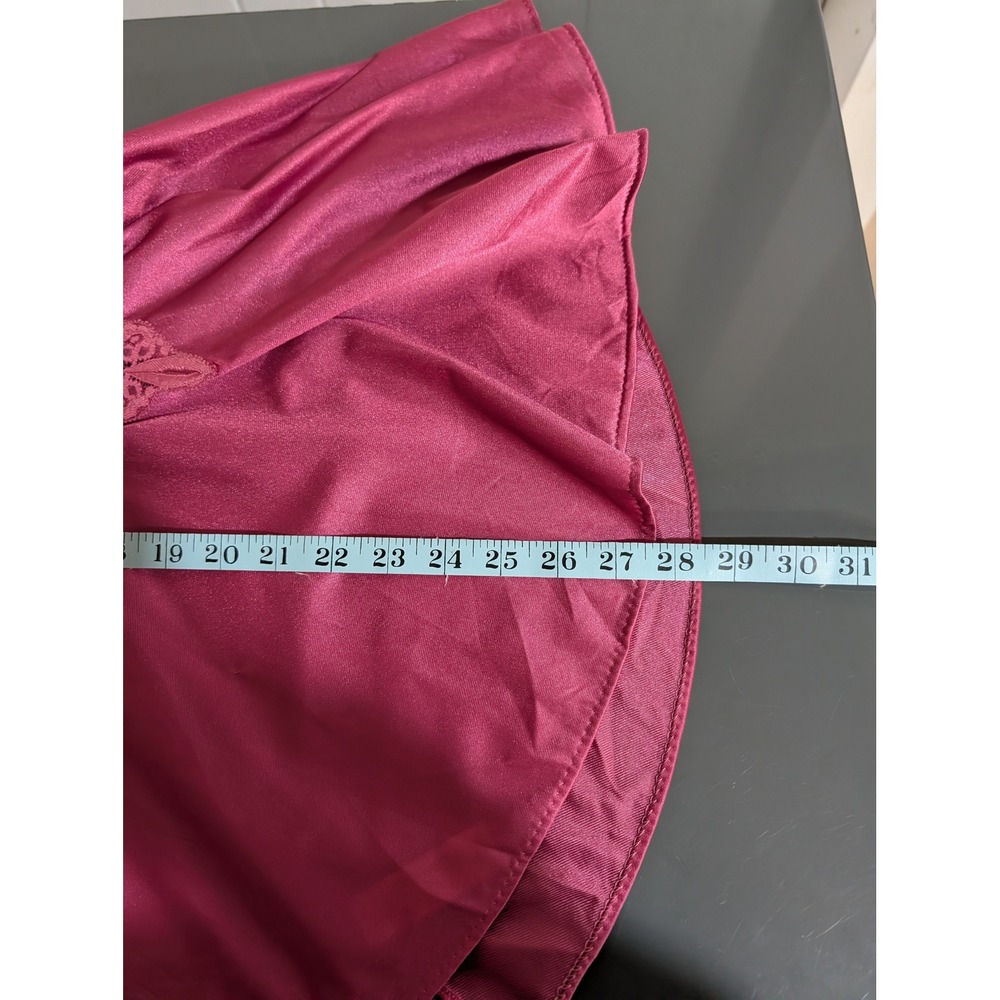 Vintage Olga Bodysilk Babydoll Lingerie Size 2X Rose Deadstock - Picture 15 of 16